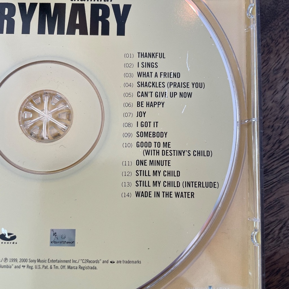 🎁Mary Mary Music CD, Thankful - Picture 4 of 4